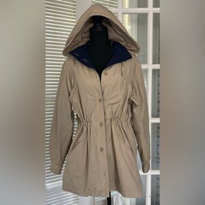 London Fog jacket Beige/Navy Women's Size 12